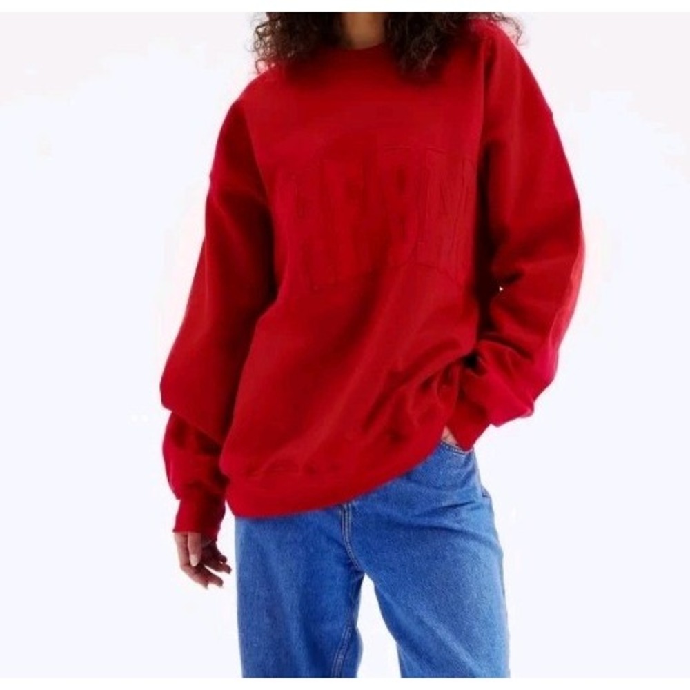 The Bar Heritage Sweatshirt Size Large Ruby Red Sold Out